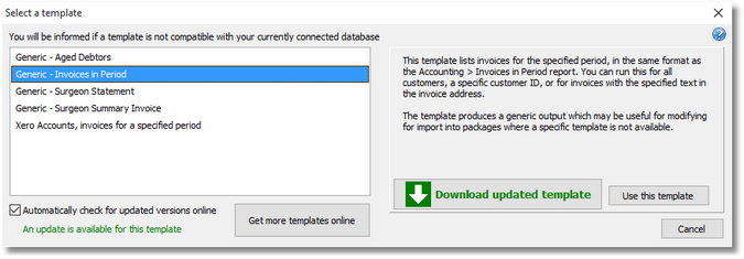 add ons - csv exporter browse - update available