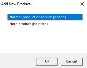 add a new sales item2