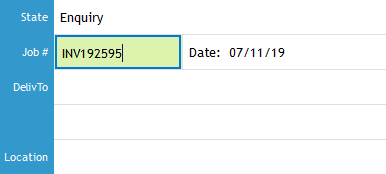 inv number on main form