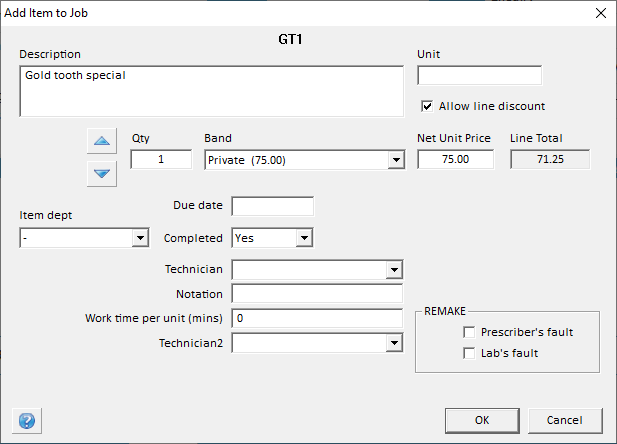 add a new sales item7