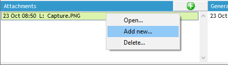 Use the main form 10