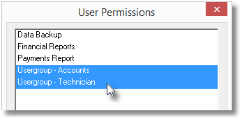 User Permissions