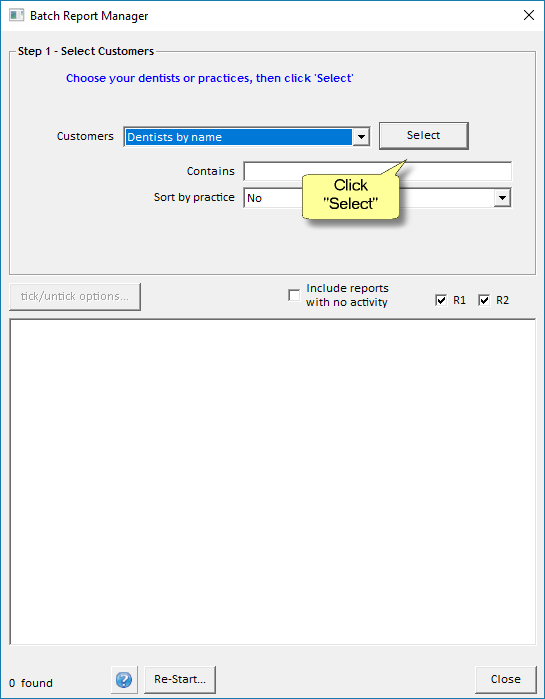 Print monthly invoices or statements1